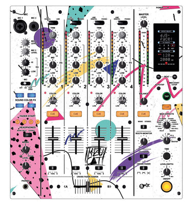 Pioneer DJ DJM 800 Skin Mizucat White